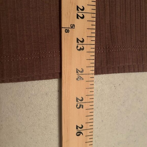 Madewell Ribbed Turtleneck Womens Size 1X Taupe Lightweight New - Picture 6 of 8